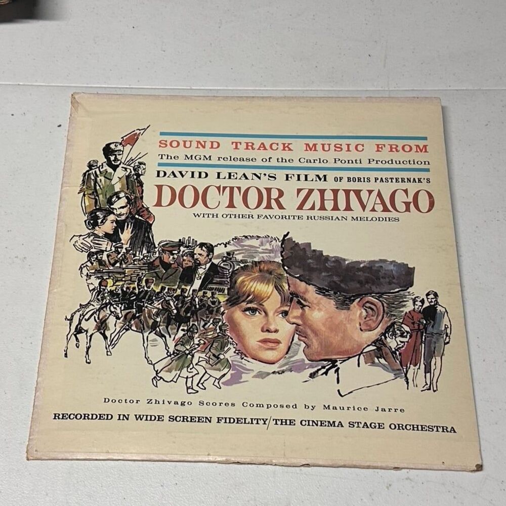 Doctor Zhivago Soundtrack Vinyl Record MGM Original Cast LP
